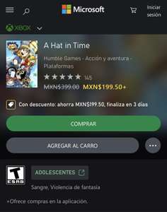 Xbox: A HAT IN TIME