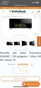 RadioShack: PANTALLA TV 50 PULGADAS JVC ROKU 4K SMART TV