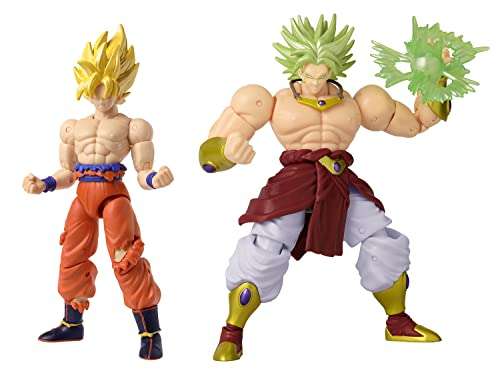 Amazon: Dragon Ball Super Stars Paquete de Batalla, Goku Super Saiyan (versión daño de Batalla) vs Broly Super Saiyan Figura de acción