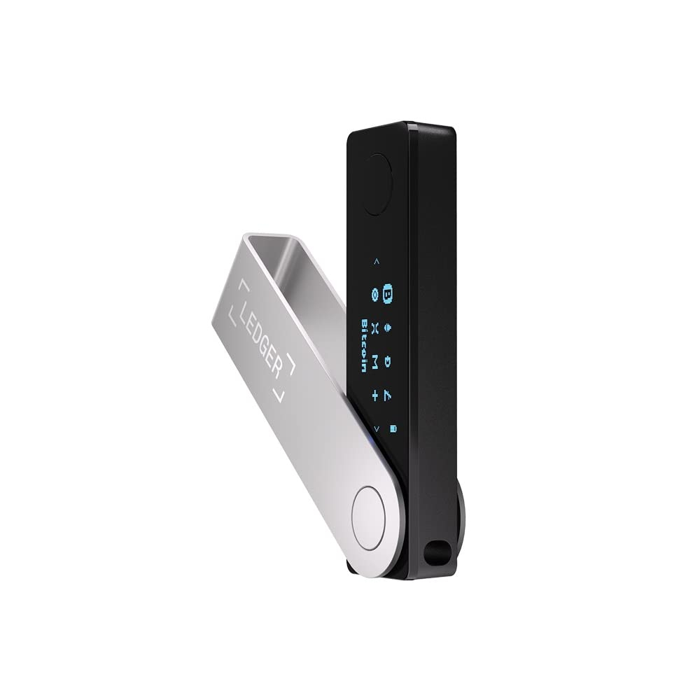 Amazon: Ledger Billetera cripto de Hardware Nano X (Negro) - Bluetooth