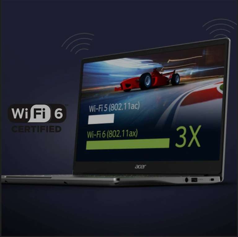 Walmart: Laptop Acer Swift 3 Intel Core i7 1165G7 SSD 256GB RAM 8GB 14" FHD W10H PLATA