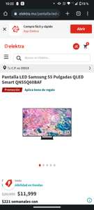 Elektra: Pantalla Samsung 55 Pulgadas QLED Smart QN55Q60BAF