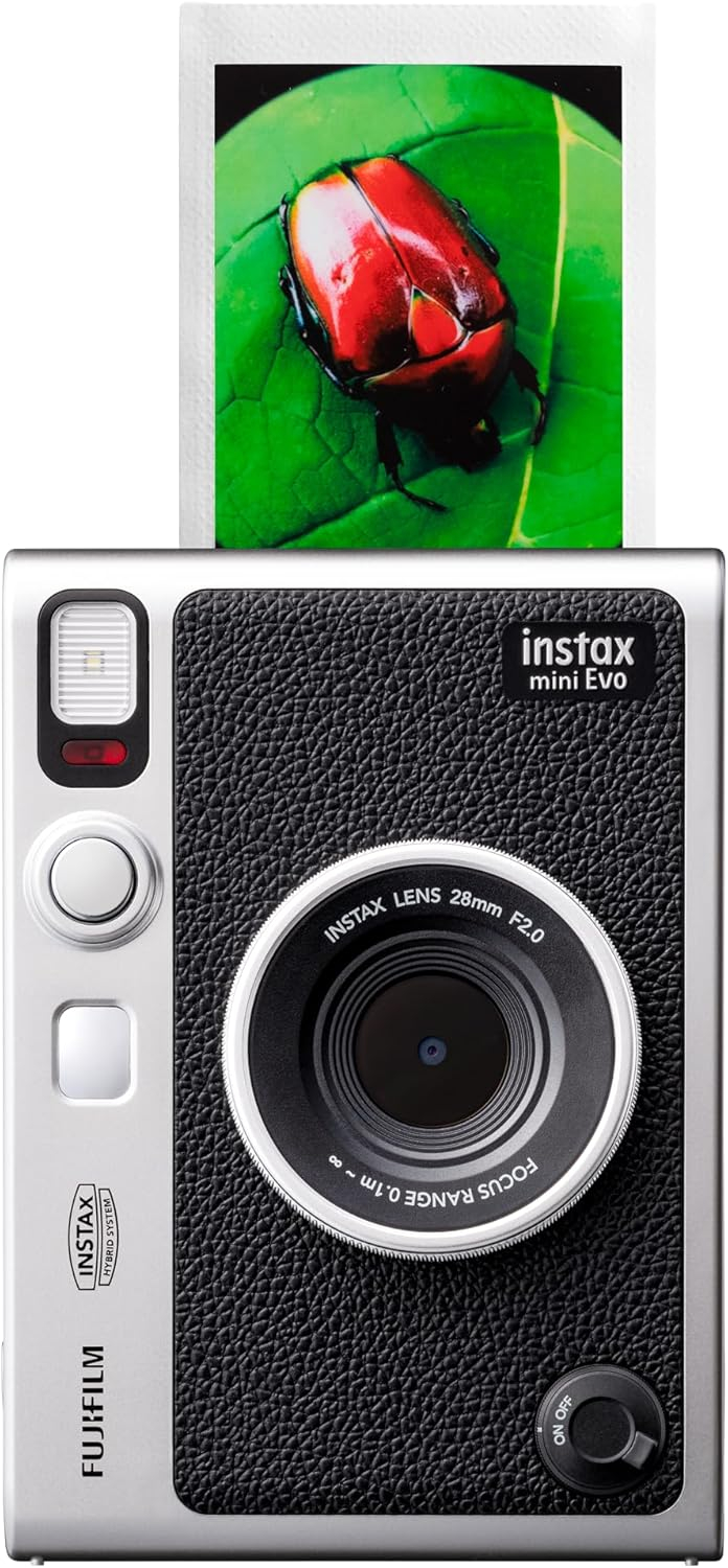 Amazon: Fujifilm Instax Mini EVO Cámara instantánea