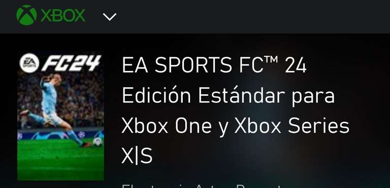 Xbox: EA SPORTS FC 24 Edición Estándar para Xbox One y Xbox Series X|S