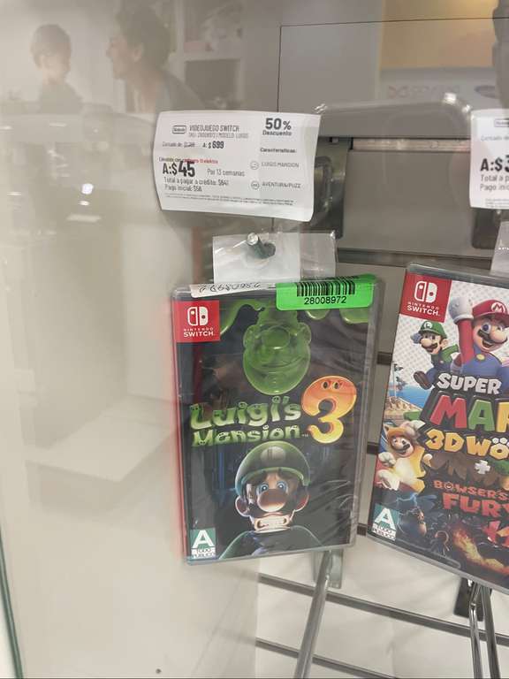 Elektra: Luigi’s Mansion 3 Nintendo switch con 50% de descuento