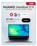 HUAWEI | MateBook D 15 2022 16 RAM + HUAWEI nova Y61 + HUAWEI FreeBuds 5i
