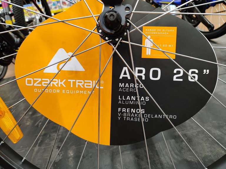 Walmart Super: Bicicleta Ozark Trail de Montaña con Suspensión Rodada 26 negra