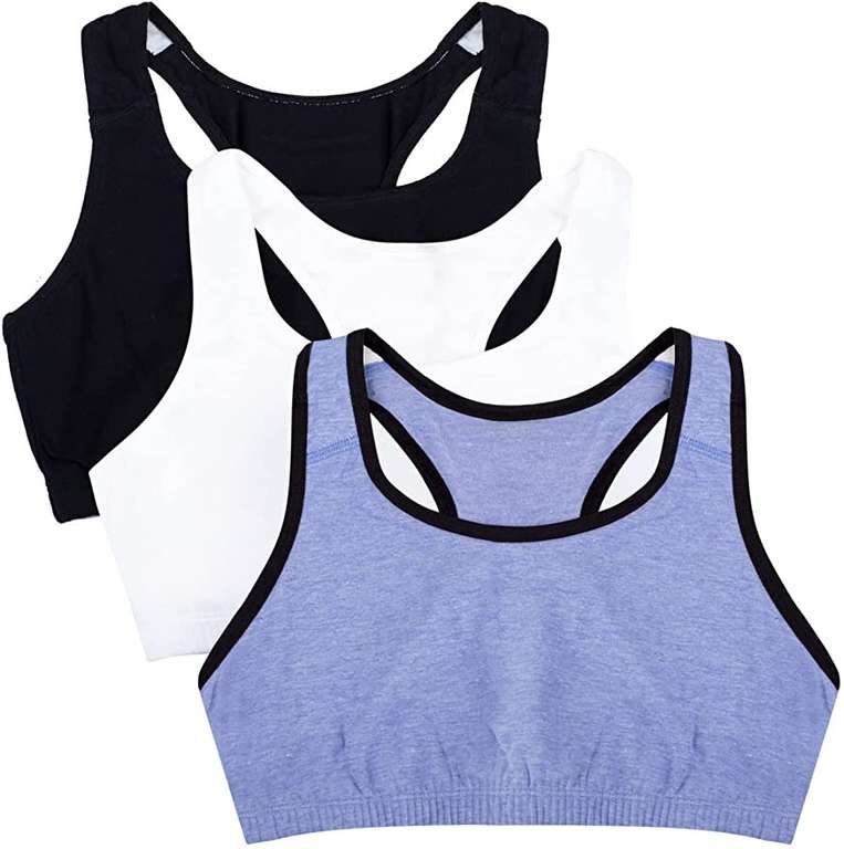 Amazon: Fruit of the Loom Brasier Deportivo (3) para Mujer talla 36, pero  de acuerdo a reseñas seria 34 en Mexico - promodescuentos.com