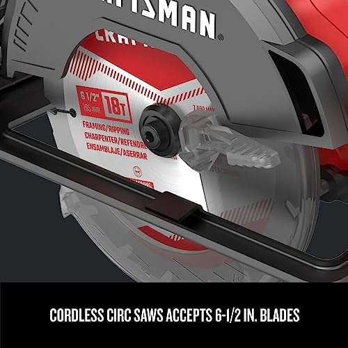 Amazon: CRAFTSMAN V20 Kit combinado inalámbrico con taladro, sierra circular y 2 baterías (CMCK202C2)