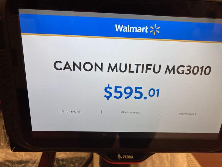 Rebajas Canon G3100 Pantalla multifuncional Walmart Inkjet