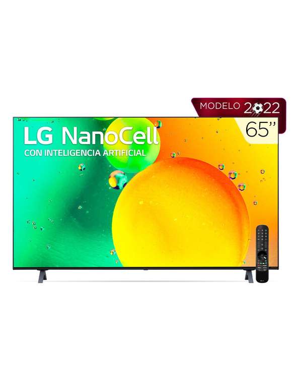 Liverpool: Pantalla LG Nanocell Smart TV de 65 Pulgadas 4K 65NANO75SQA