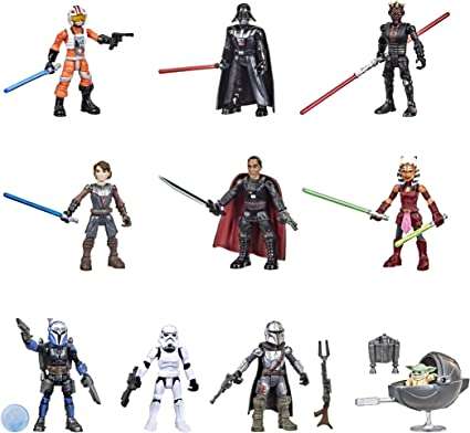 Amazon: Star Wars Mission Fleet - Set de 10 Figuras.... y que la fuerza te acompañe!