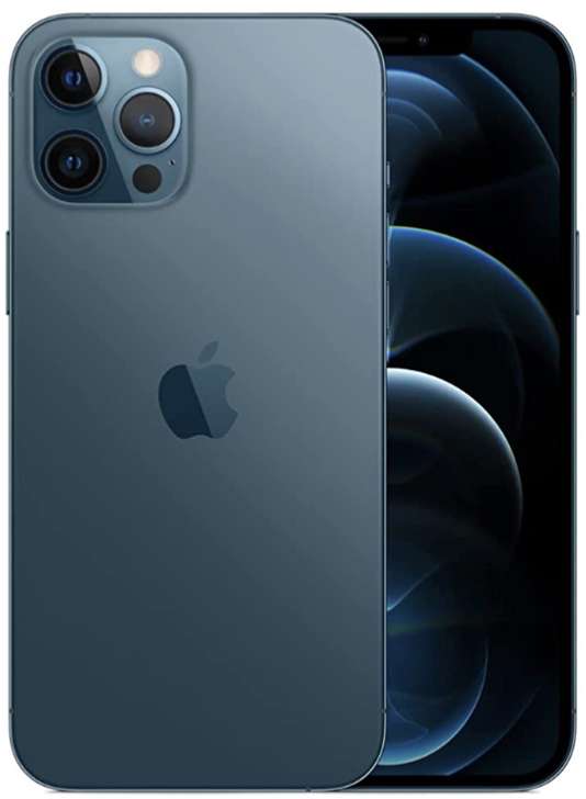 Amazon: Apple iPhone 12 Pro, 256GB, Azul Pacifico (Reacondicionado)