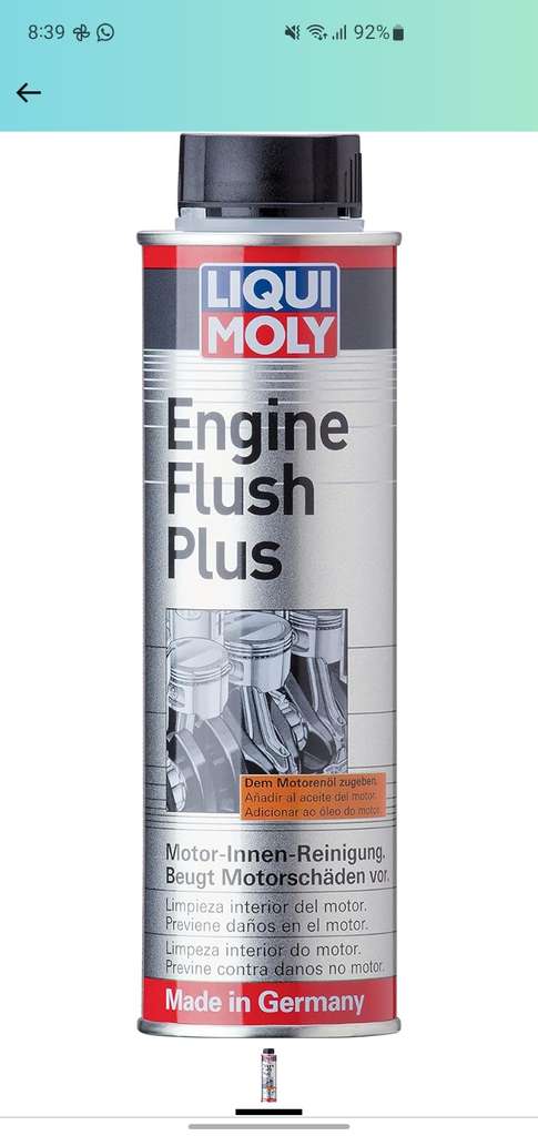Liqui Moly Engine Flush Plus Limpiador Interno De Motor.