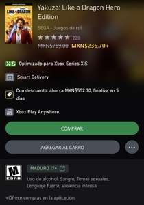 Microsoft store MX! Yakuza like a dragón hero edition