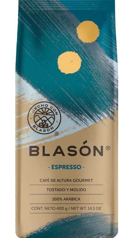 Amazon: Blasón café espresso 400gr - Planea y Ahorra