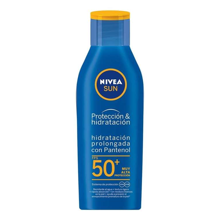Walmart: Protector solar Nivea sun protección & hidratación FPS 50 200 ml, 2 x $289
