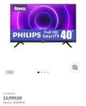 Bodega Aurrera: Smart TV Philips 40" FHD con ROKU TV. (31 de Marzo)