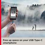 Amazon: SanDisk Unidad Flash USB Tipo C de 256 GB, Color Azul | envío gratis con Prime