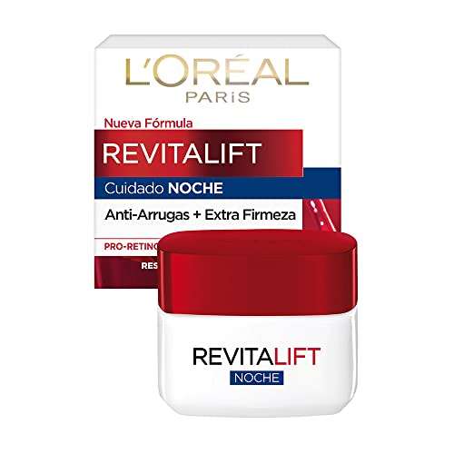 Amazon: L'Oréal Paris Crema De Noche Anti-Arrugas Revitalift, 50ml | envío gratis con Prime