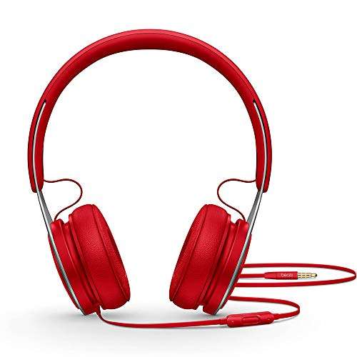 Amazon: Audífonos on-Ear Beats EP con Cable, sin batería para Uso Ilimitado, Controles y micrófono Integrados - Rojo