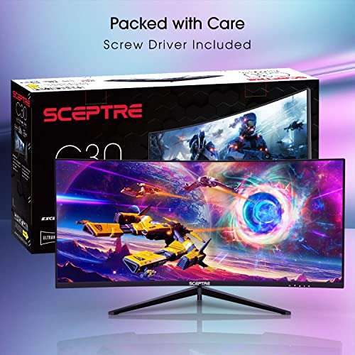 Amazon: Monitor Sceptre 30" Curvo Gaming 2560x1080 Ultra Wide 200 Hz