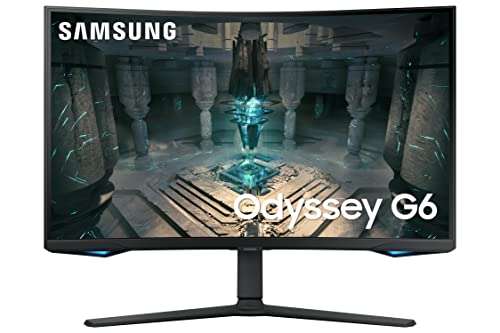 Amazon: SAMSUNG Odyssey 27 pulgadas G65B QHD 240Hz 1ms (GTG) HDR 600 Gaming Hub 1000R Monitor Curvado para Juegos