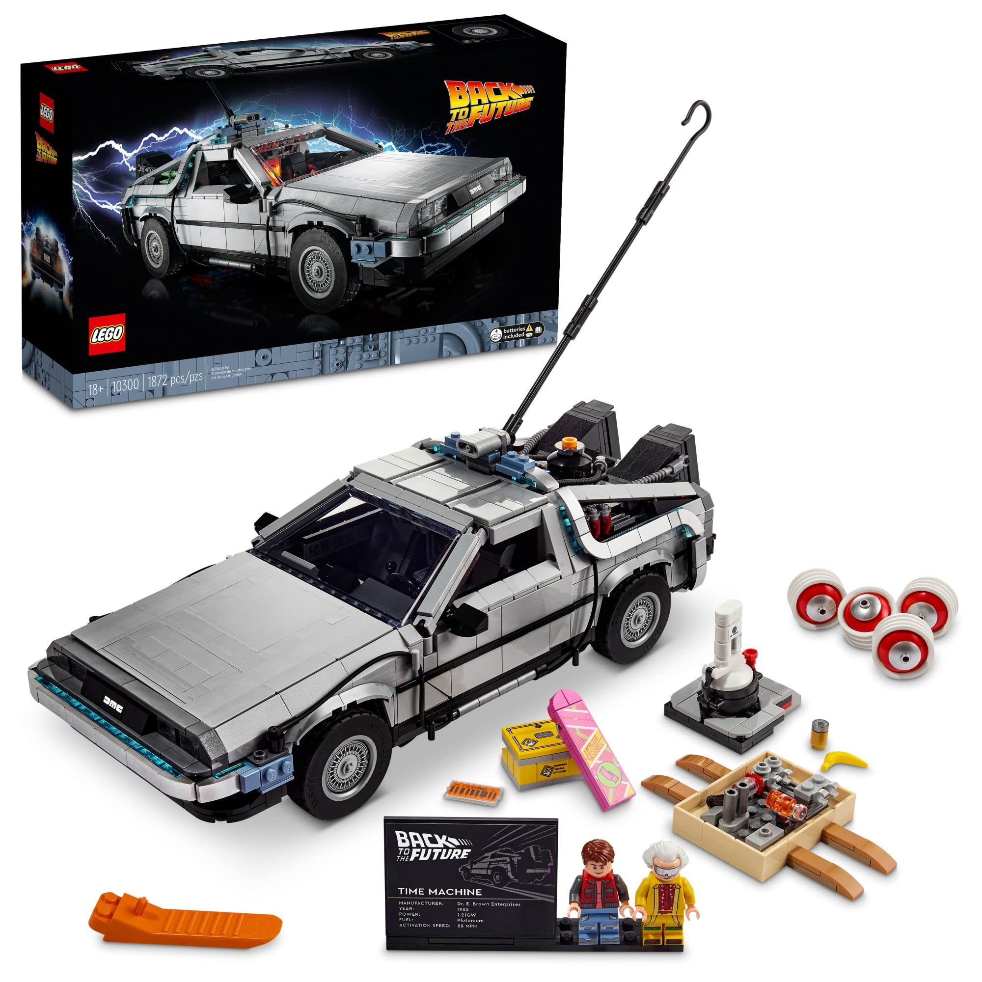 Amazon - Lego 10300 Máquina del Tiempo de Regreso al Futuro Delorean