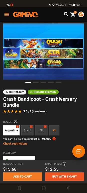 Gamivo: Crash Bandicoot - Crashiversary Bundle