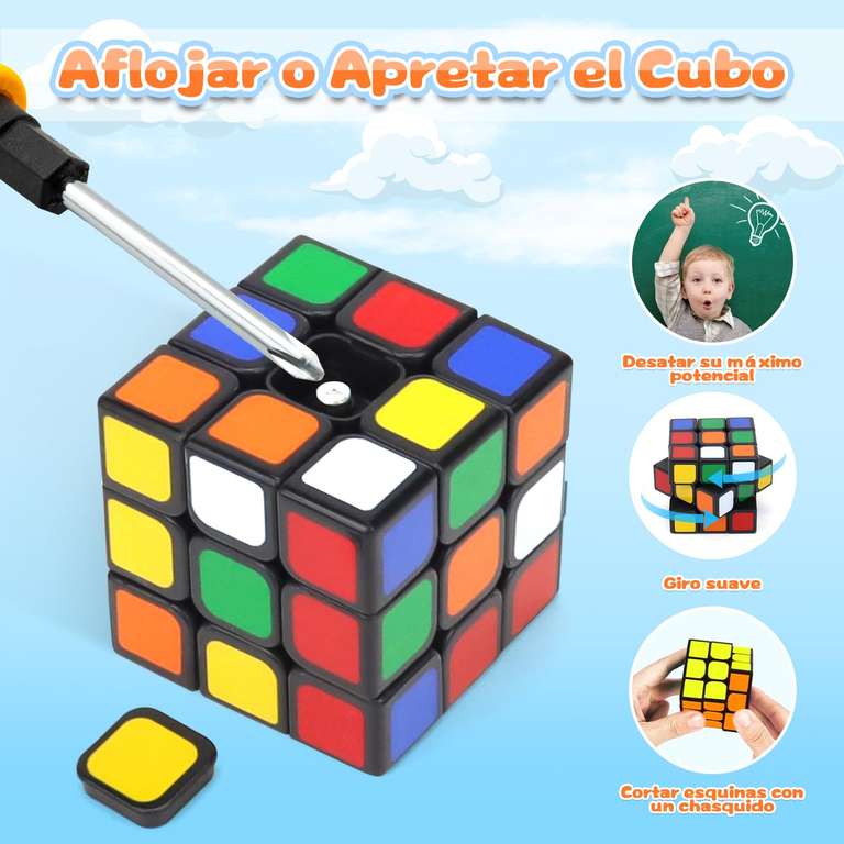 Amazon Set de Cubo 2x2 4x4 Cube Pirámide envío prime