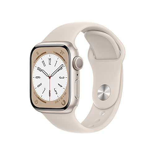 Amazon: Apple Watch series 8 (GPS) aluminio 41mm blanco estelar