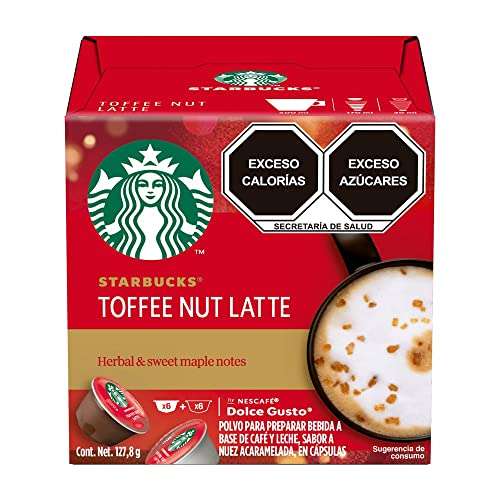AMAZON: Starbucks Toffe Nut 3 Cajas de 6 Porciones c/u por $233 en primera compra | envío gratis con Prime
