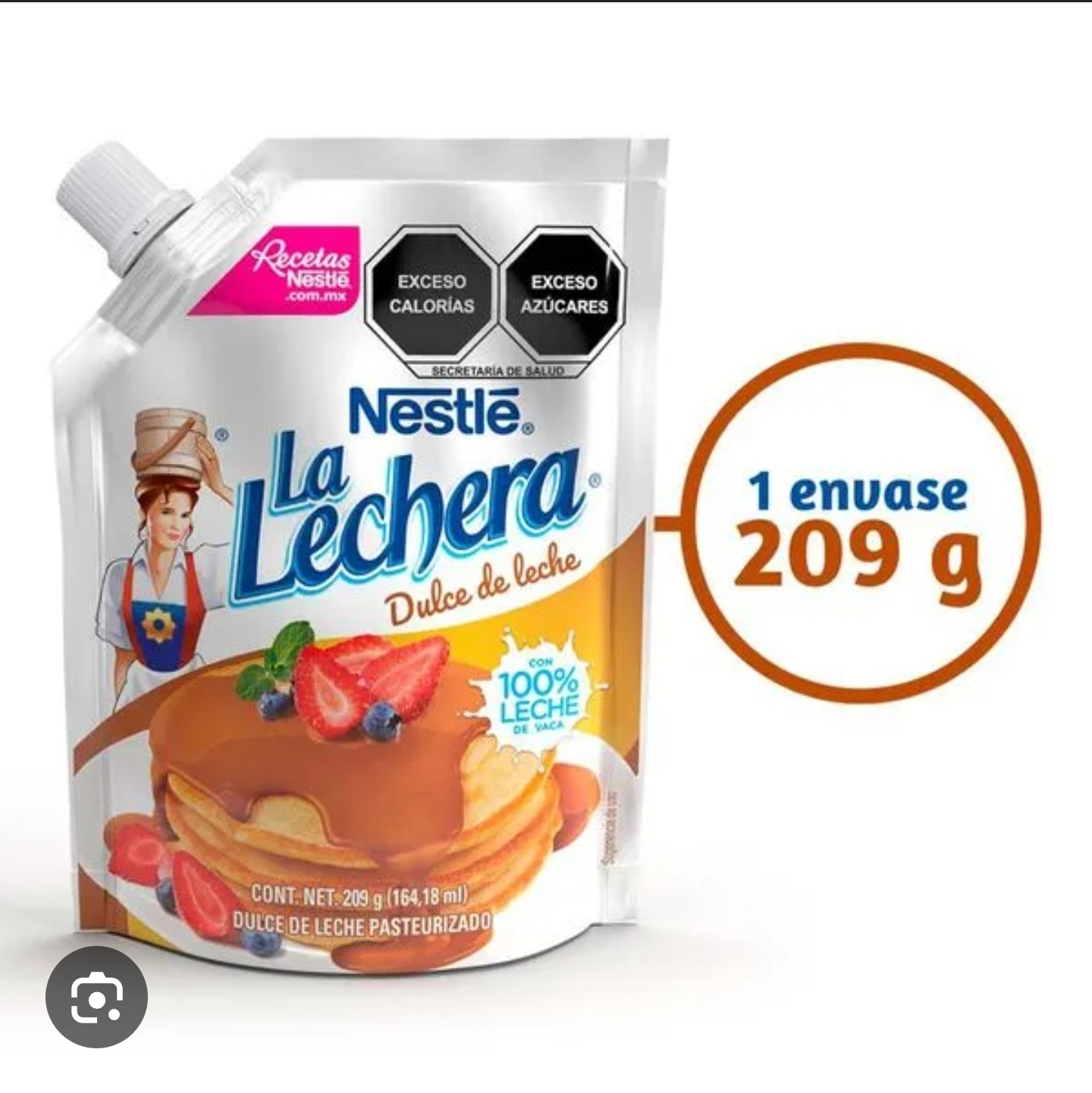 Amazon: Dulce de Leche Nestlé La Lechera Bolsa Doypack 209g