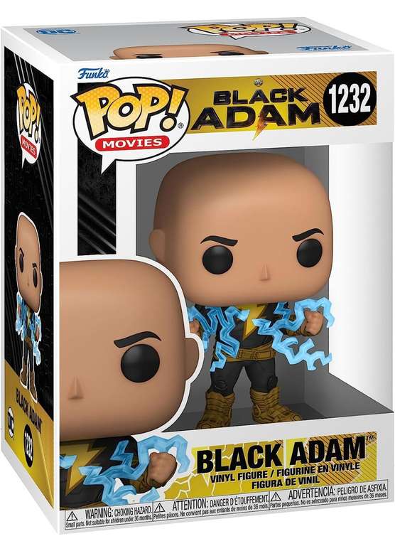 Amazon: Funko Pop! Black Adam No Cape with Lighting Chest (con probabilidad de Chase 1/6)| Envío gratis con Prime.