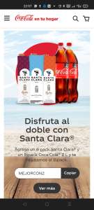 Coca Cola: Six pack de leche santa clara y 2 coca cola de 2 litros