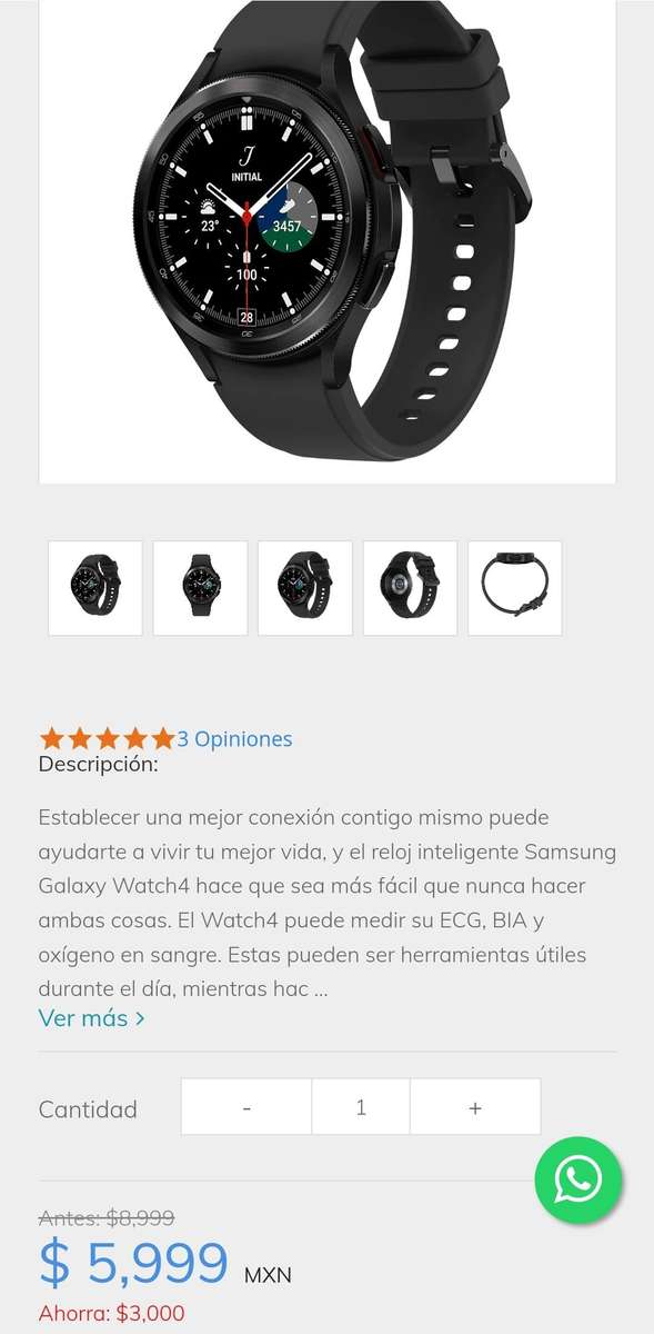 Comprar Samsung Galaxy Watch | Promociones y Ofertas
