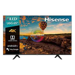 Amazon Pantalla Hisense 65" ULED 4K UHD Android TV 65U6G (2021)