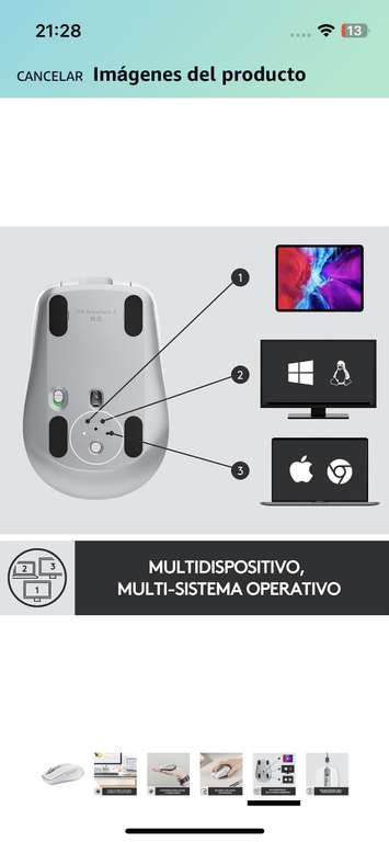Amazon: Mouse Logitech MX Anywhere 3