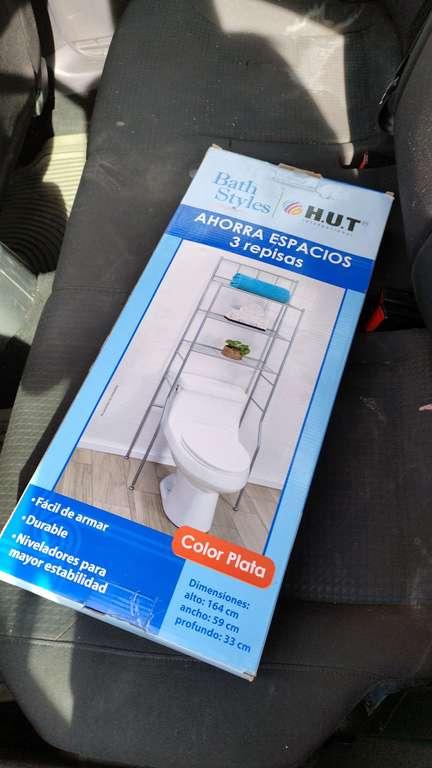 Rappi/Soriana - Mueble para baño HUT ahorra espacio