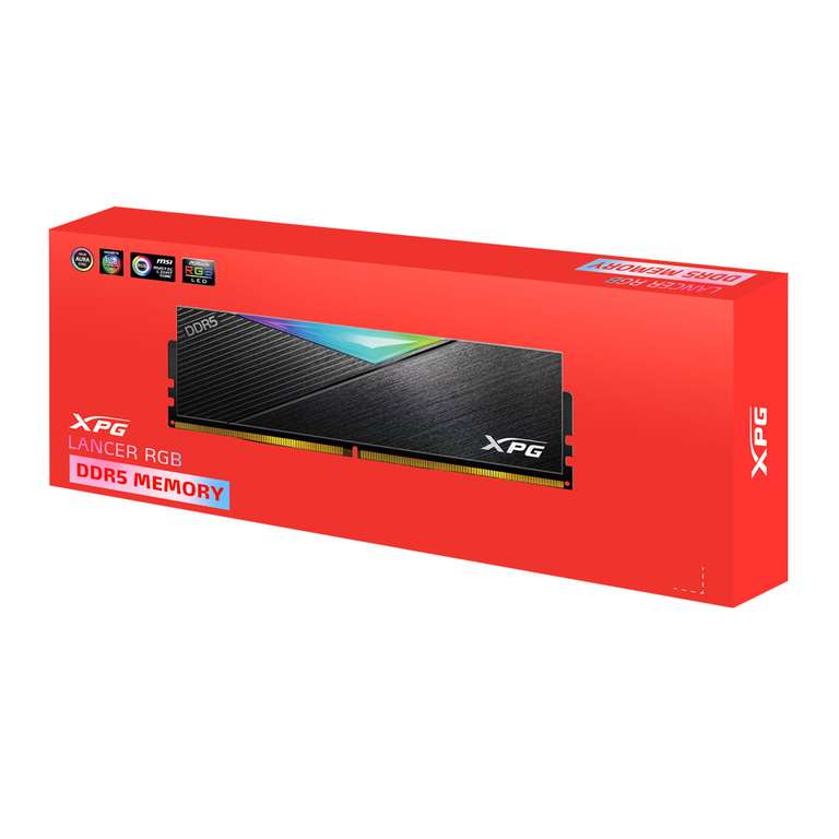 CyberPuerta: Memoria RAM XPG Lancer RGB DDR5, 6000MHz, 16GB, ECC, CL40, XMP -DDR5 SUPER ECONOMICA