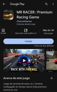 Google Play: MR RACER Premium Racing Game