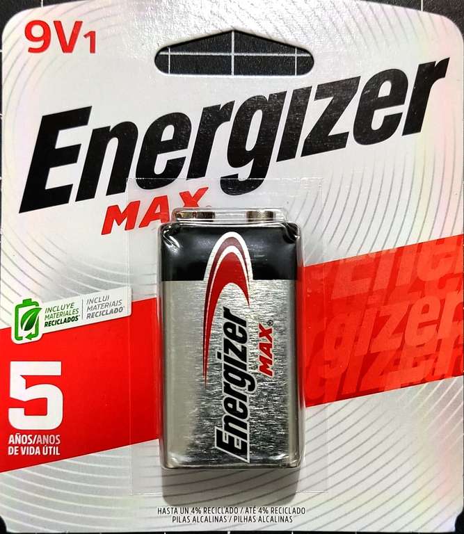 Soriana: Pila batería 9v $8.55 c/u al comprar 2, Energizer Max