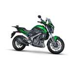 Bodega Aurrera: Motocicleta BAJAJ Dominar 400cc, 2023, Negro- Verde a 18 MSI pagando con BBVA