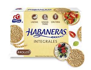 Amazon: Gamesa Habaneras Integrales, 4 rollos, 468 g | envío gratis con prime