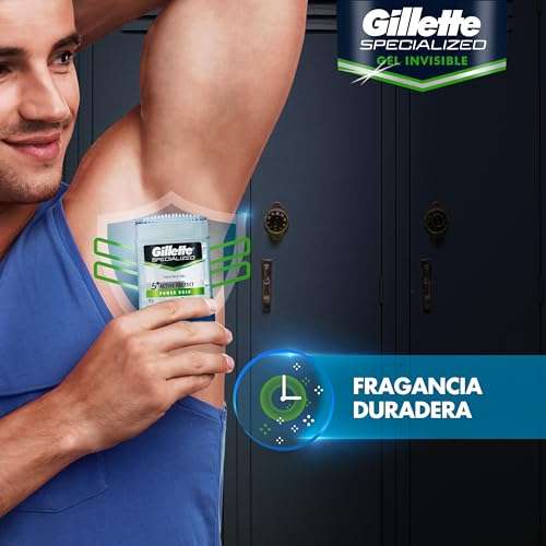 Amazon: Gillette Desodorante Antitranspirante en Gel Power Rush, 82 gr | Planea y Ahorra