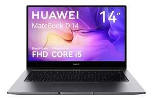 Mercado Libre: Laptop Huawei Matebook D14 I5 11.5va Gen 8gb + 512ssd (con promociones bancarias)