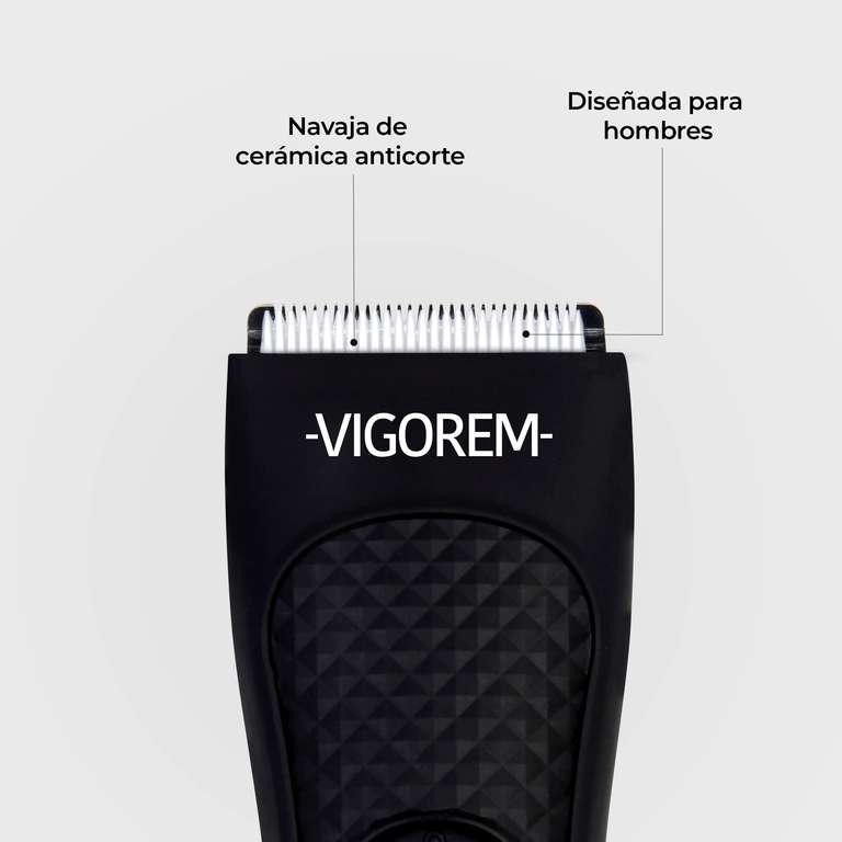 Amazon: VIGOREM Light Rasuradora para hombre corporal y zonas íntimas