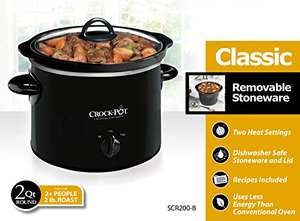 Amazon: Crock-Pot: olla de cocción lenta para 2-3 personas | envío gratis con Prime