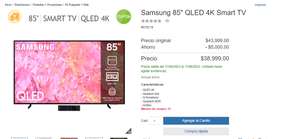 Costco: Pantalla Samsung 85" QLED 4K Smart TV