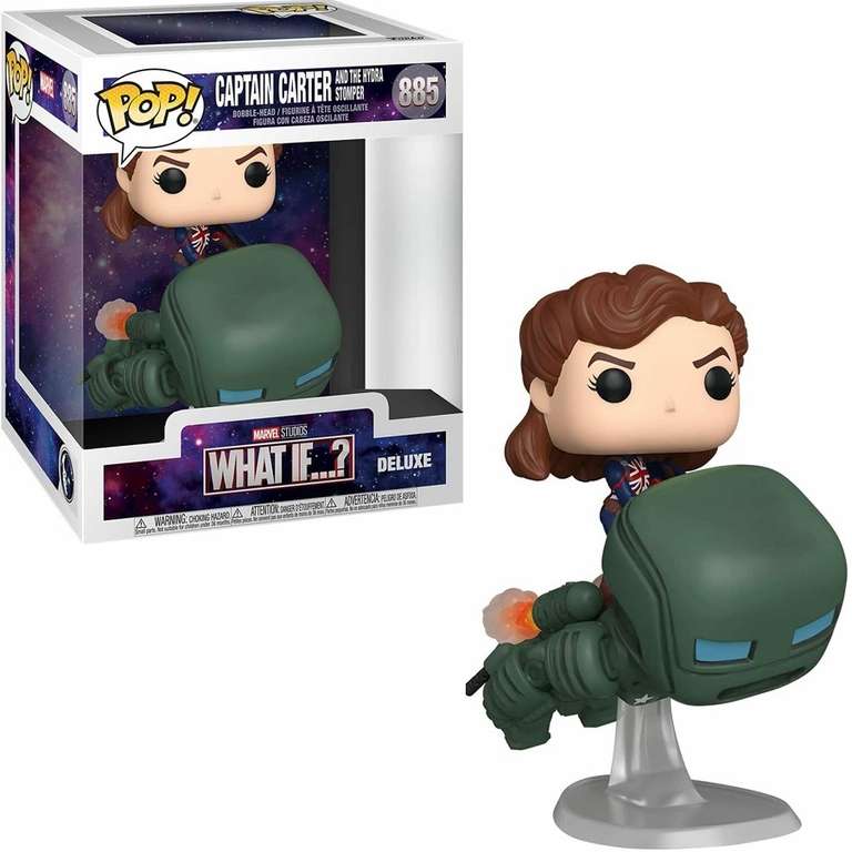 Amazon: Funko Pop! – Captain Carter and Hydra Stomper – Deluxe Marvel: What If…?